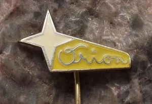 Antique Orion Star Sweet Czech Chocolate Bar Maker Confectioner Pin Badge - Picture 1 of 2