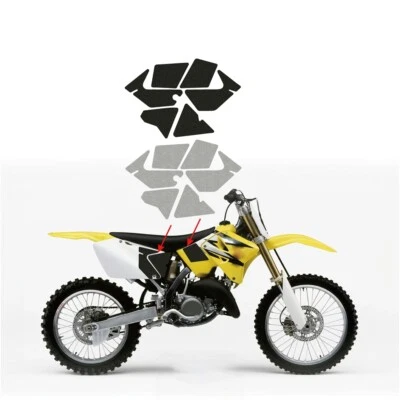Protector de agarre de rodilla con almohadilla de tracción para tanque para Suzuki RM250 2003-2008 RM125 2004-2008 Foto 1 de 4