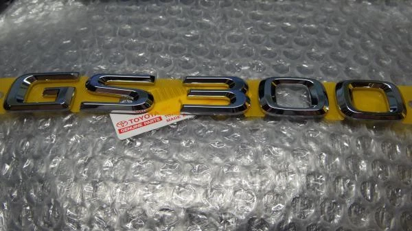 06-07 OEM NOVO LEXUS GS300 EMBLEMA CROMADO CORPO DO PORTA-MALAS TRASEIRO 2006 2007 GS 300 - Imagem 1 de 1