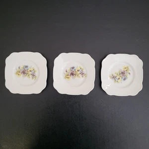 Vntg Bavaria Tirschenreuth Germany Exquisite Lunch Salad Dessert Floral Plates - Picture 1 of 10