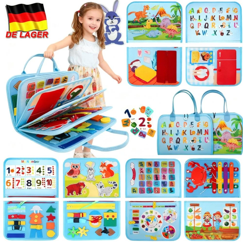 Montessori Rechenspielzeug Aus Holz – Mit Zahlen, Stäbchen & Aufbewahrungstasche, Lernspiel Ab 3 Jahren
