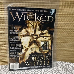 Wicked Horror Magazine Fall 2000 Blair Witch Rob Zombie Buffy Vampire ICP Rear C - Bild 1 von 10