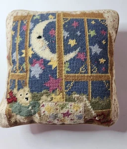 Vtg pillow K.C. Diddel Moon Stars 80s nostalgia childhood celestial whimsical - Picture 1 of 5