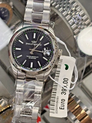 Orologio Philip Watch Caribe R8253597094 Quarzo Uomo Nuovo - Immagine 1 di 4