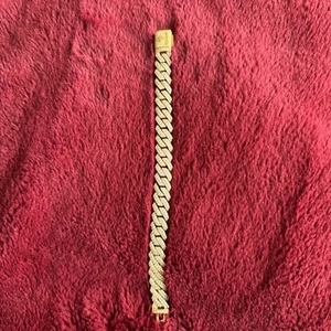 ADAMANS moissanite  gold plated bracelet - Picture 1 of 5