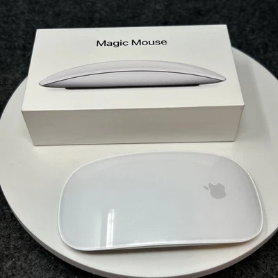 Apple Magic Mouse Wireless Bluetooth Rechargeable Multi Touch White WORKS - Image 1 of 4