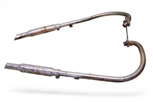 1958 RE Royal Enfield Super Meteor Indian Trailblazer *2036 Exhaust Pipes - Picture 1 of 14
