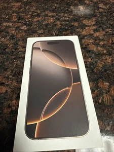 Apple iPhone 16 Pro Desert Titanium 256GB - TYLKO puste pudełko - Zdjęcie 1 z 5