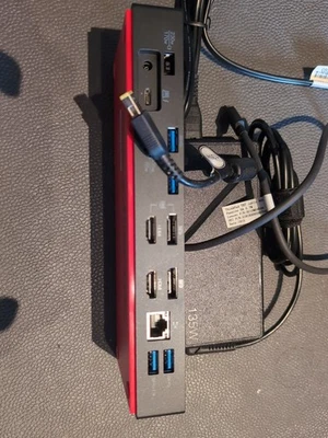 Lenovo ThinkPad Docking Station Black Thunderbolt 3 Docking Station DK1841 - Image 1 of 4
