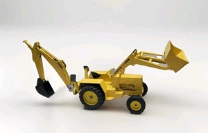 Vintage Ertl Ford 7500 Diecast 1:12 Backhoe Front Loader Tractor 36" Toy - Picture 1 of 18