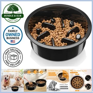 Slow Feeder Hundenapf Anti-Erstickung Puzzle Labyrinth Blähstopp für mittelgroße große Hunde - Bild 1 von 8
