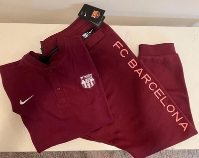 Polo y Jogger Nike FC Barcelona "Night Maroon" Se Vende como Conjunto o Separado Nuevo de Lote Antiguo Foto 1 de 4