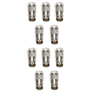 Zinc alloy+Copper BNC Female to F Type Male Adapter Durable Repalcement Parts - Picture 1 of 6