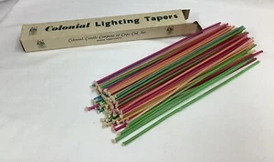 Colonial Lighting Tapers Candles 1/2 Pound England NOS 211109FSB/TWD - Picture 1 of 3