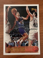 1997 Kenner Starting Lineup Classic Doubles Card John Stockton Utah Jazz