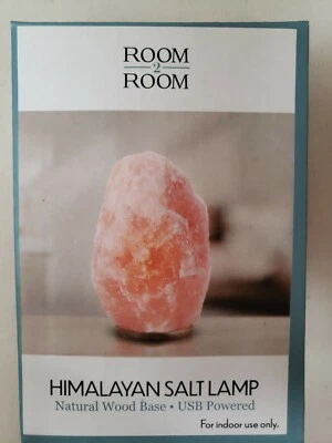 Himalayan Salt Lamp Natural Wood Base (***SPECIAL SALE Final ***)  - Image 1 of 2
