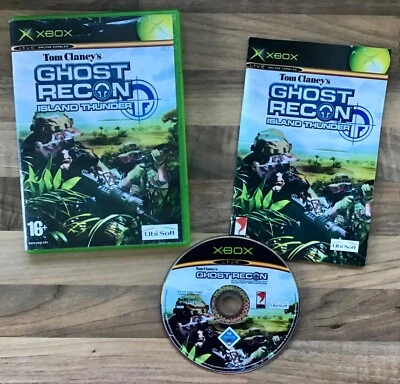 TOM CLANCY'S : GHOST RECON - ISLAND THUNDER - ORIGINAL X-BOX GAME ONLINE ENABLED - Image 1 of 4