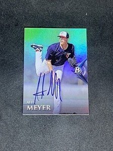 Alex Meyer 2014 Bowman Platinum Prospects #BPP11 Minnesota Twins Signed Card