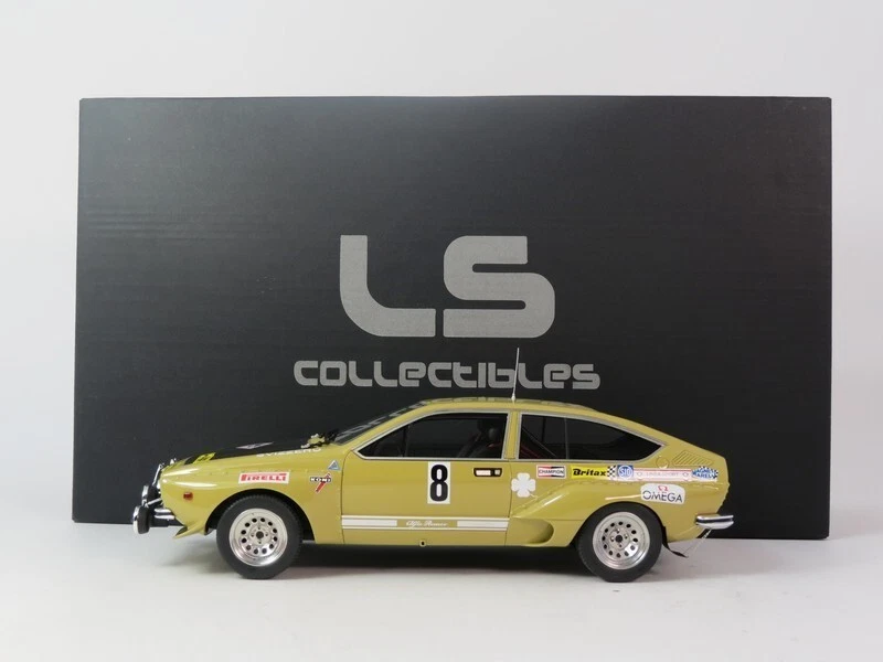 LS Collectibles Alfa Romeo GT Gr.2 #8 Svizzero Rally 4 Regioni 1975 1/18 LS087C - Immagine 1 di 3