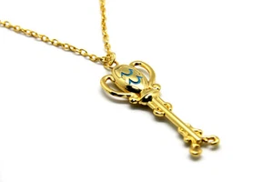 Anime Fairy Tail Cosplay Accessory Matel Key of Aquarius Pendant Necklace #007 - Picture 1 of 4