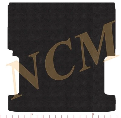 FORD TRANSIT SWB 2006-2010 TAILORED CARPET REAR MAT IN 450 & 650 GSM - Image 1 of 3