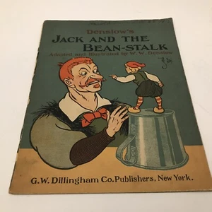 Denslow's Jack and the Bean-Stalk First Edition 1903 Denslow Beanstalk Vintage - Imagen 1 de 11