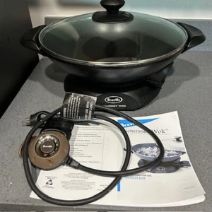 Breville Electric Gourmet Wok EW30XL 1500 Watts Tested And Works EUC - Picture 1 of 8