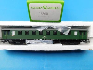 F13 Sachsenmodelle H0 18360 Personenwagen DB Eilzug 2. Klasse KKK OVP TOP - Bild 1 von 3