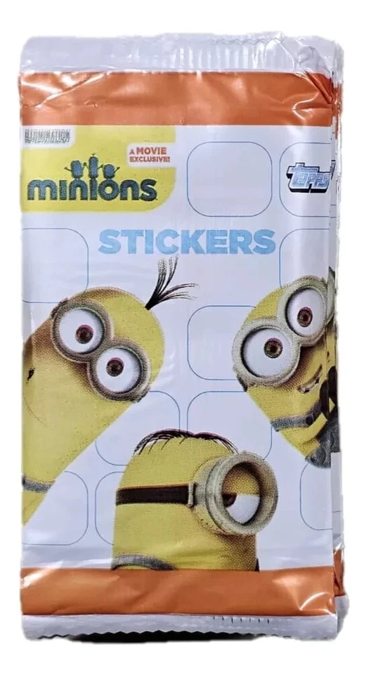 LOT 300 envelopes MINIONS  Stickers The Movie Topps Disney - Image 1 of 1