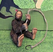 Miniature Lil' Bigfoot Sasquatch Rope Climb Figure Pond Mini Garden Figurine