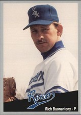1991 Reno Silver Sox Cal League Cards #19 Rich Buonantony