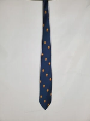 CORBATA DE POLIÉSTER REAL TUT ESTAMPADO FARAÓN EGIPCIO AZUL BRITTANIA Foto 1 de 4