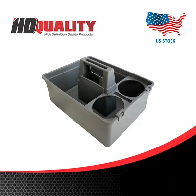 HDQ Professional Detailing Tool Hand Basket - Resistant Grey Plastic - Image 1 of 4