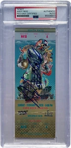 ANDY REID SIGNED CHIEFS SUPER BOWL 54 FOOTBALL TICKET LIV AUTO PSA/DNA - Picture 1 of 2