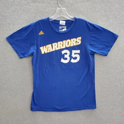 Camiseta Golden State Warriors Hombre Mediana Azul Adidas Logo Kevin Durant 35 Camiseta Foto 1 de 4