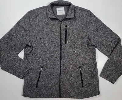 Sonoma мужской XXL 2XL флисовый свитер куртка полный молнии карманы длинным рукавом   - Изображение 1 из 4