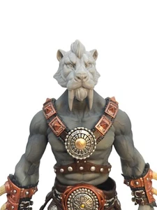 Custom 3d Printed Sabretooth OGRE SCALE Headsculpt For Mythic Legions 1/12Scale - Picture 1 of 2
