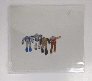 Original 1980's Japan Transformers Animation Cel Headmaster Team Cartoon  - Picture 1 of 3