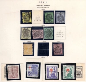 ESPAÑA 1854-1960 COLECCIÓN DE 160 SELLOS COMO NUEVOS Y USADOS - Imagen 1 de 16