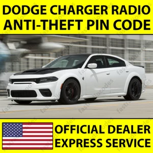 ✅DODGE CHARGER CAR RADIO ANTI-THEFT UNLOCKING PIN CODE FOR ALL MODELS✅ - Picture 1 of 12