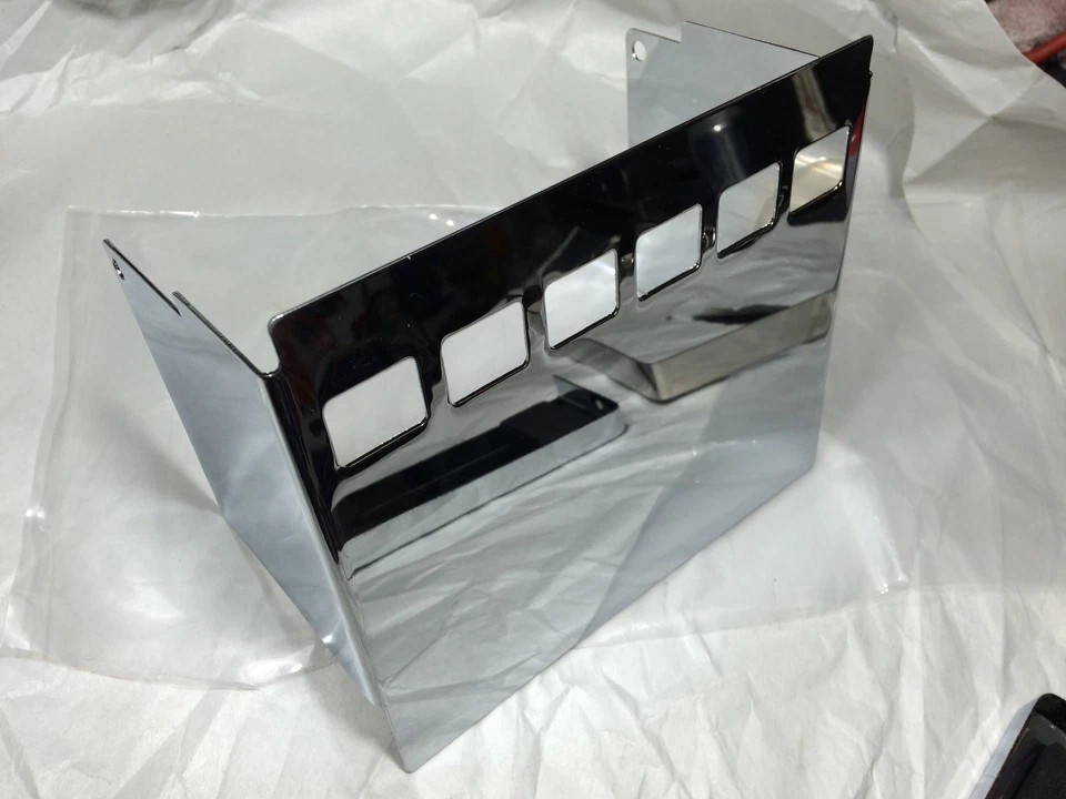 cubierta batería cromada se adapta a: sportster 1982-2003 fx fxe fxwg 73-86 Foto 1 de 1