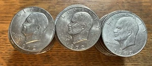 1972P Eisenhower US Dollar Coins - Picture 1 of 3