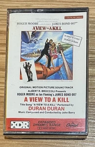 A View To A Kill James Bond 007 Motion Picture Movie Soundtrack Cassette Sealed - Picture 1 of 3