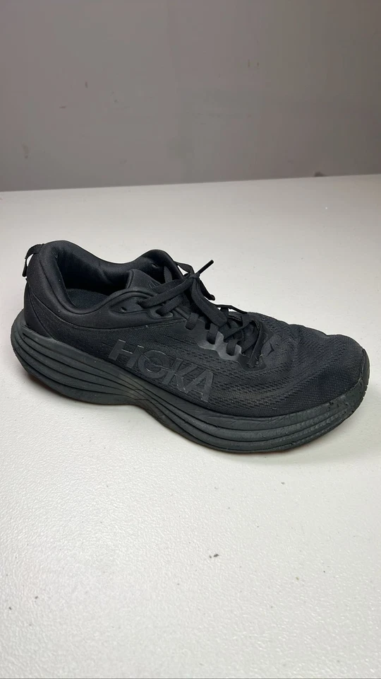 Zapatillas deportivas Hoka One One Bondi 8 negras para hombre talla 12D Foto 1 de 4