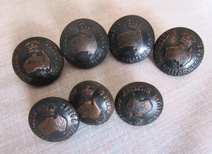 WW1 WW2 Original AIF Army AUSTRALIAN MILITARY FORCES (AMF) Buttons - Picture 1 of 3