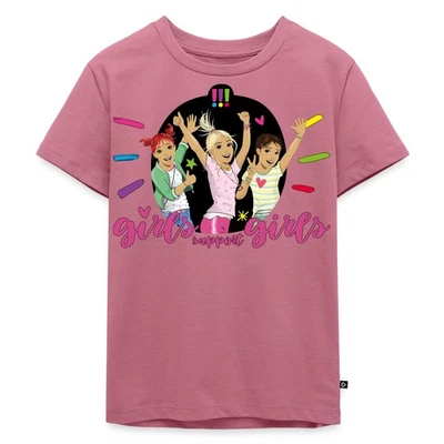 SPREADSHIRT Die Drei Ausrufezeichen Girls Support Girls Kinder Premium Bio T-Shirt