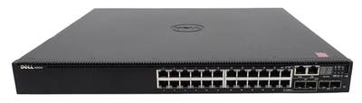 Dell Networking N3024 24x 1GbE (2x Combo) + 2x 10G SFP+ Ethernet Switch 1x PSU - Image 1 of 4