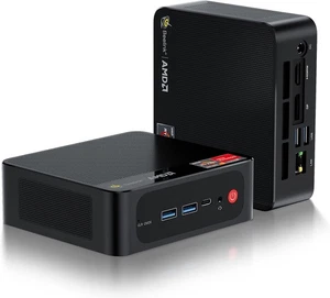 Beelink Mini PC, SER5 Pro AMD Ryzen 76800U 24GB LPDDR5 500GB PCIe4.0 SSD - Picture 1 of 9