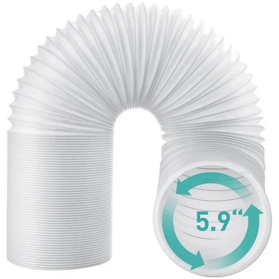 Универсальный выхлопной шланг 5,9 дюйма для портативных кондиционеров - длина 59 дюймов - Изображение 1 из 4