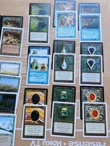 MTG Power Of 9 Proxies EDH, Cube,vintage — Moxes, Time Walk, Recall, Dual Lands - Picture 1 of 16